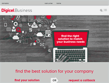 Tablet Screenshot of digicelbusiness.com